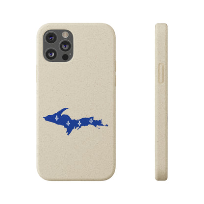 Michigan Upper Peninsula Biodegradable Phone Cases (w/ UP Quebec Flag Outline) | Apple iPhone