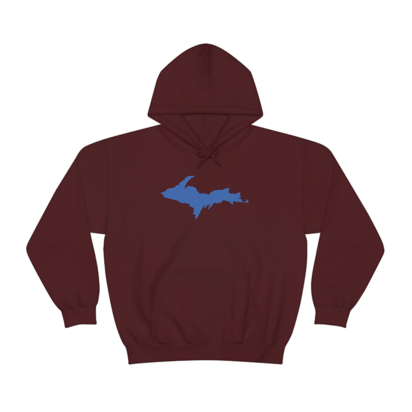 Michigan Upper Peninsula Hoodie (w/ Blue U.P. Outline) | Unisex Standard