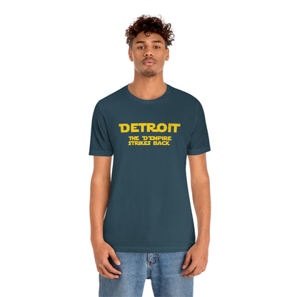 'Detroit the D'Empire Strikes Back' T-Shirt (1970s Sci-Fi Parody) | Unisex Standard Fit