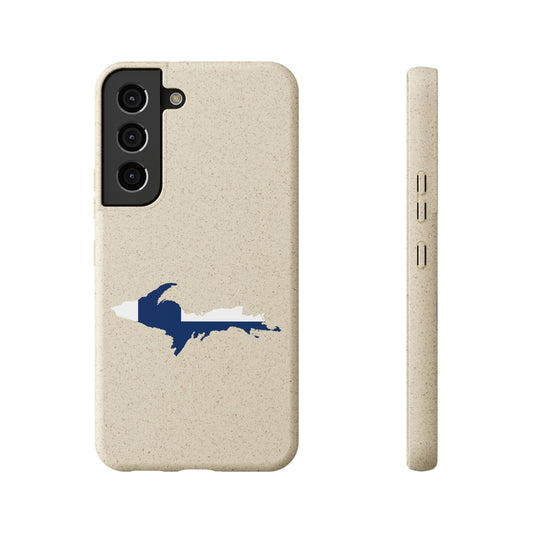 Michigan Upper Peninsula Biodegradable Phone Cases (w/ UP Finland Flag Outline) | Samsung Android
