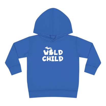 Michigan 'Wild Child' Hoodie (Whimsical Sans Font) | Unisex Toddler