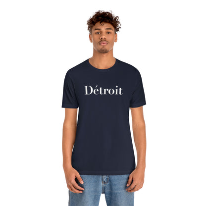 'Détroit' T-Shirt (Didot Font) | Unisex Standard Fit