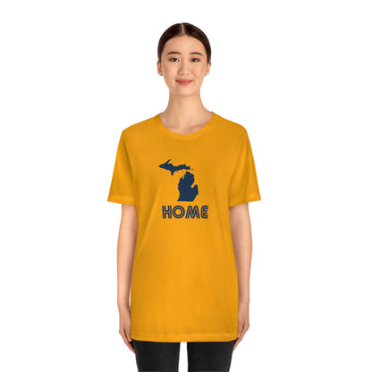 Michigan 'Home' T-Shirt (1970s Audiophile Font) | Unisex Standard Fit