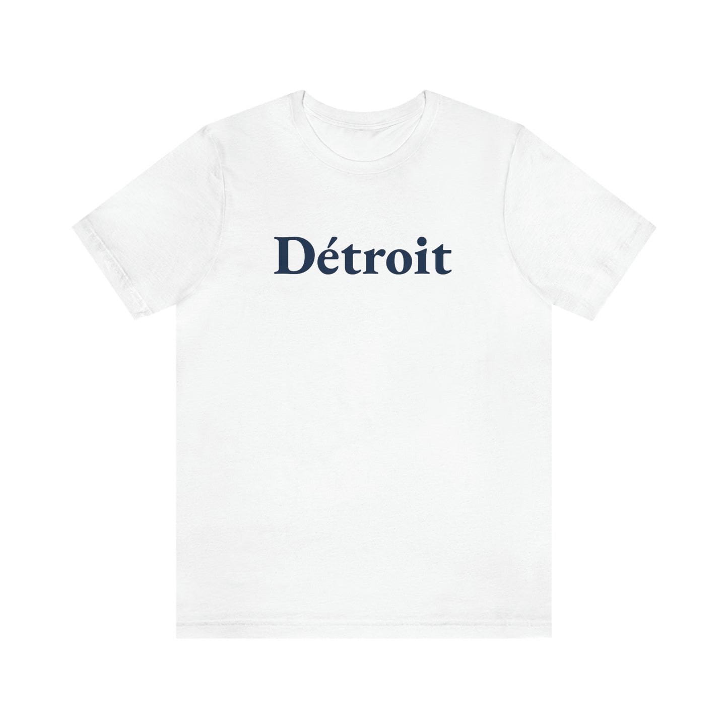 'Détroit' T-Shirt (Garamond Font) | Unisex Standard Fit