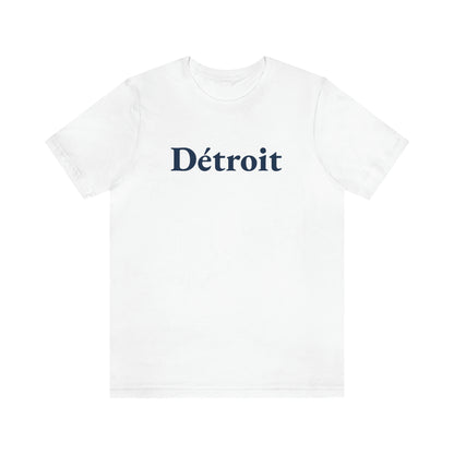 'Détroit' T-Shirt (Garamond Font) | Unisex Standard Fit