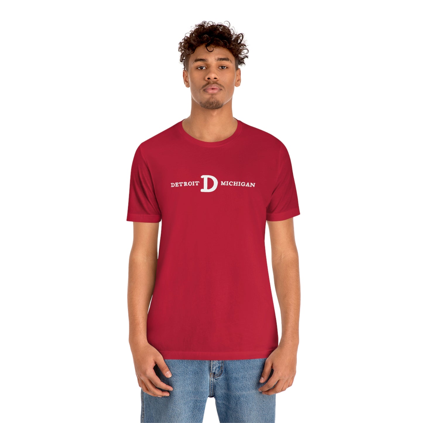 'Detroit Michigan' T-Shirt (w/ Old French D) | Unisex Standard Fit