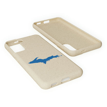 Michigan Upper Peninsula Biodegradable Phone Cases (w/ Azure UP Outline) | Samsung Android