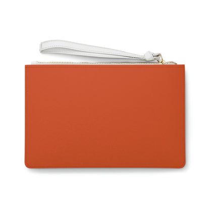 Michigan Upper Peninsula Clutch Bag (Maple Leaf Orange w/UP Outline)