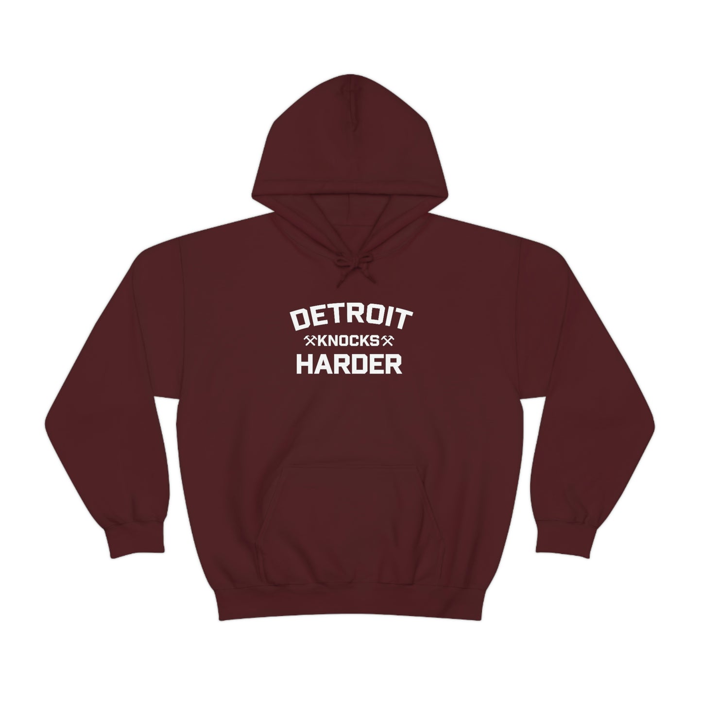 'Detroit Knocks Harder' Hoodie | Unisex Standard