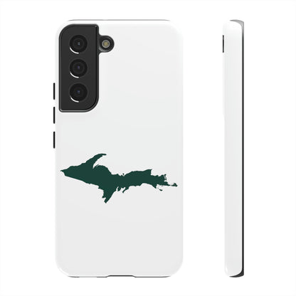 Michigan Upper Peninsula Tough Phone Case (w/ Green UP Outline) | Samsung & Pixel Android