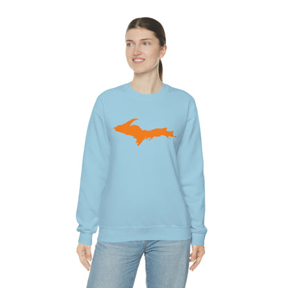 Michigan Upper Peninsula Sweatshirt (w/ Orange UP Outline) | Unisex Standard