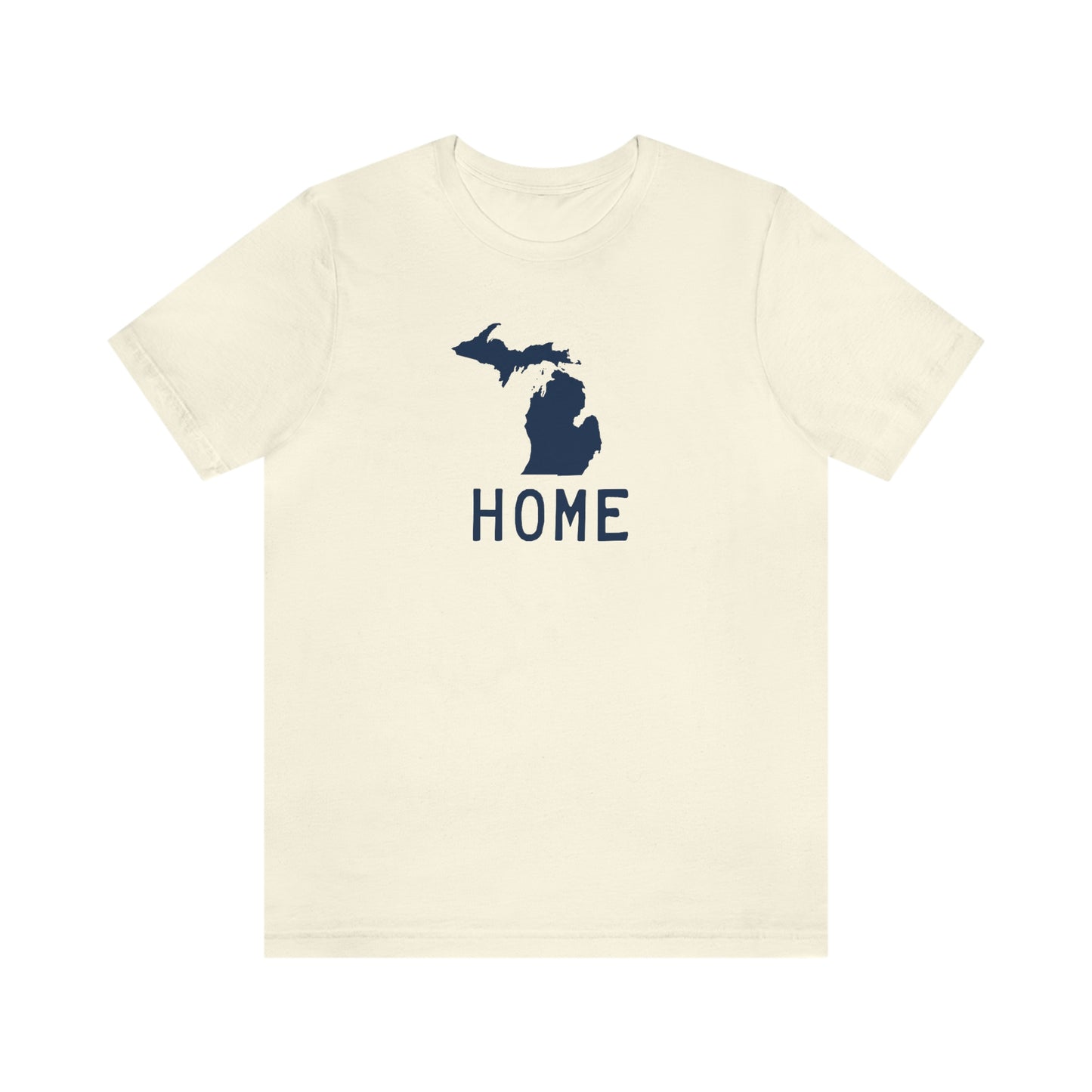 Michigan 'Home' T-Shirt (Licence Plate Font) | Unisex Standard Fit