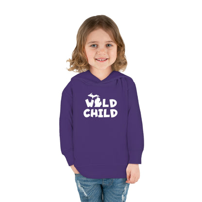 Michigan 'Wild Child' Hoodie (Whimsical Sans Font) | Unisex Toddler