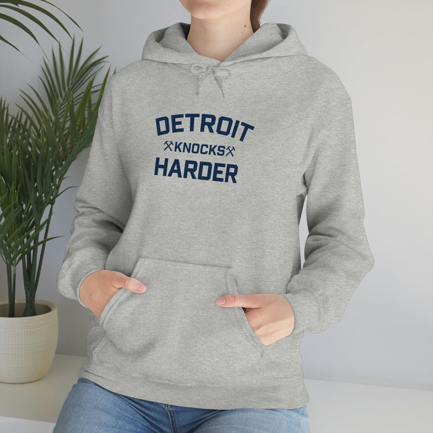 'Detroit Knocks Harder' Hoodie | Unisex Standard