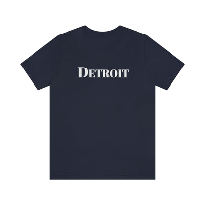 'Detroit' T-Shirt (Didone Font) | Unisex Standard Fit