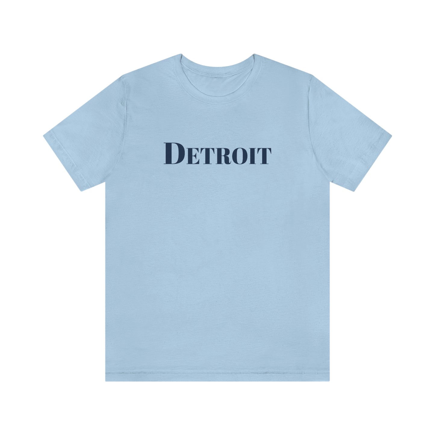 'Detroit' T-Shirt (Didone Font) | Unisex Standard Fit