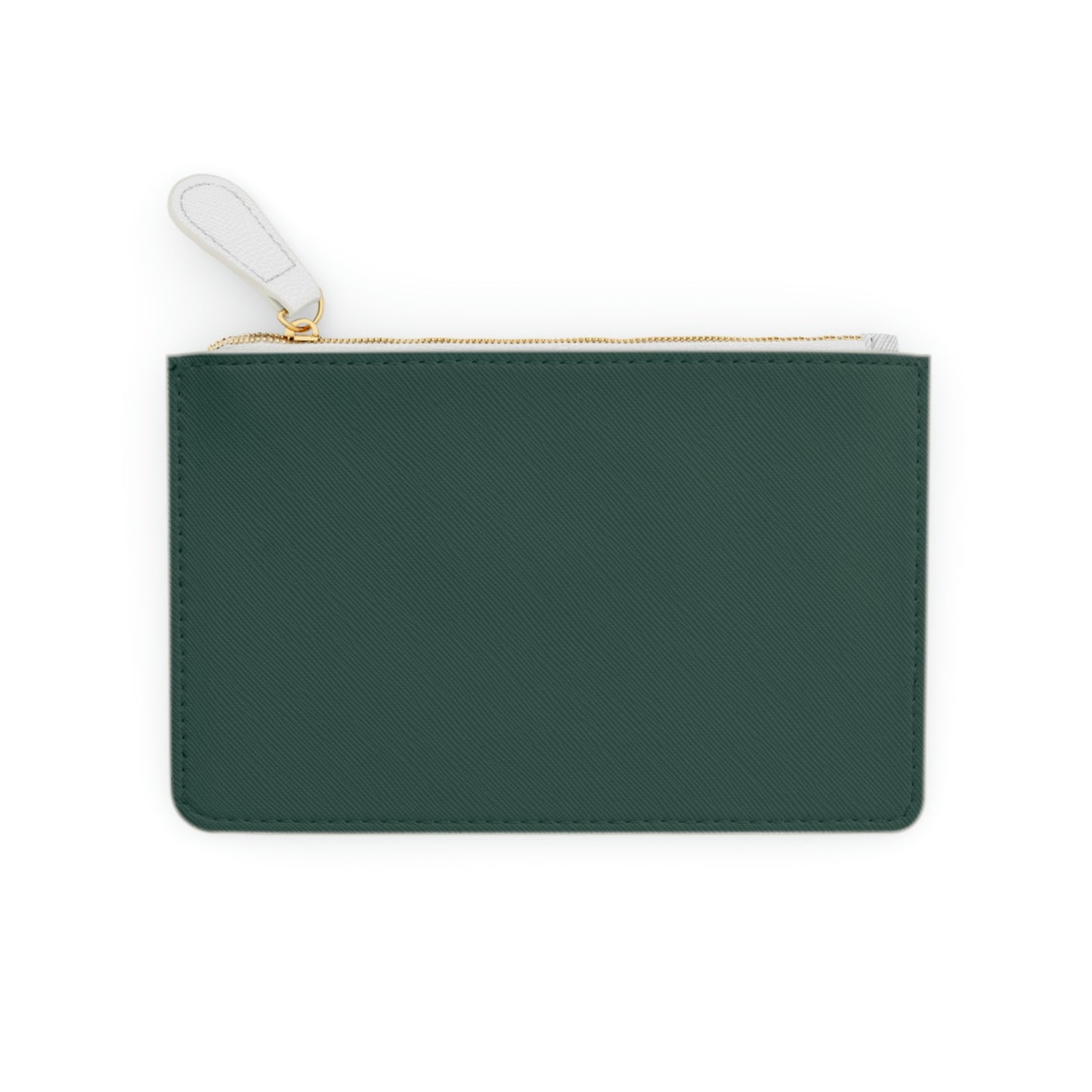 Michigan Upper Peninsula Mini Clutch Bag (Green w/ UP Outline)