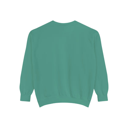 Michigan Upper Peninsula Sweatshirt (w/ UP Finland Flag Outline) | Unisex Garment Dyed