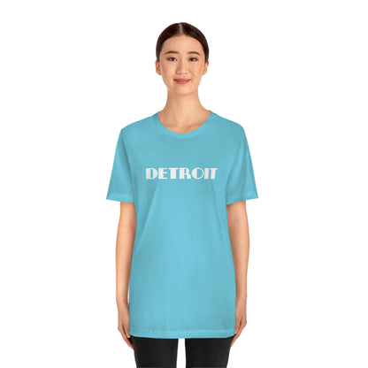 'Detroit' T-Shirt (Art Deco Font) | Unisex Standard Fit