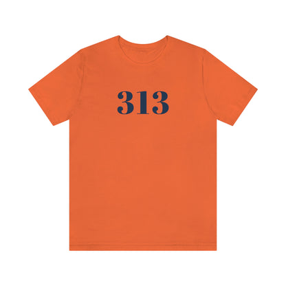 Detroit '313' T-Shirt (Didone Font) | Unisex Standard Fit