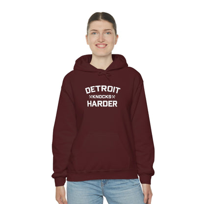 'Detroit Knocks Harder' Hoodie | Unisex Standard