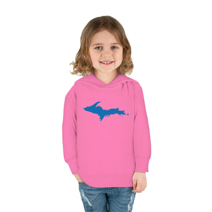 Michigan Upper Peninsula Hoodie (w/ Azure UP Outline) | Unisex Toddler