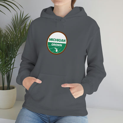 'Michigan Grown' Hoodie (Agricultural Certification Parody) | Unisex Standard