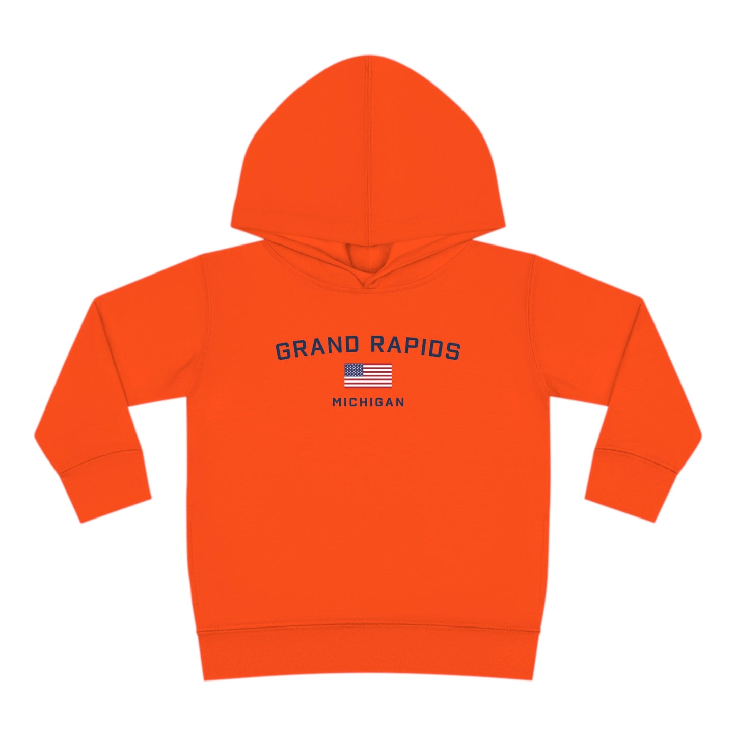 'Grand Rapids' Hoodie (w/USA Flag Outline) | Unisex Toddler