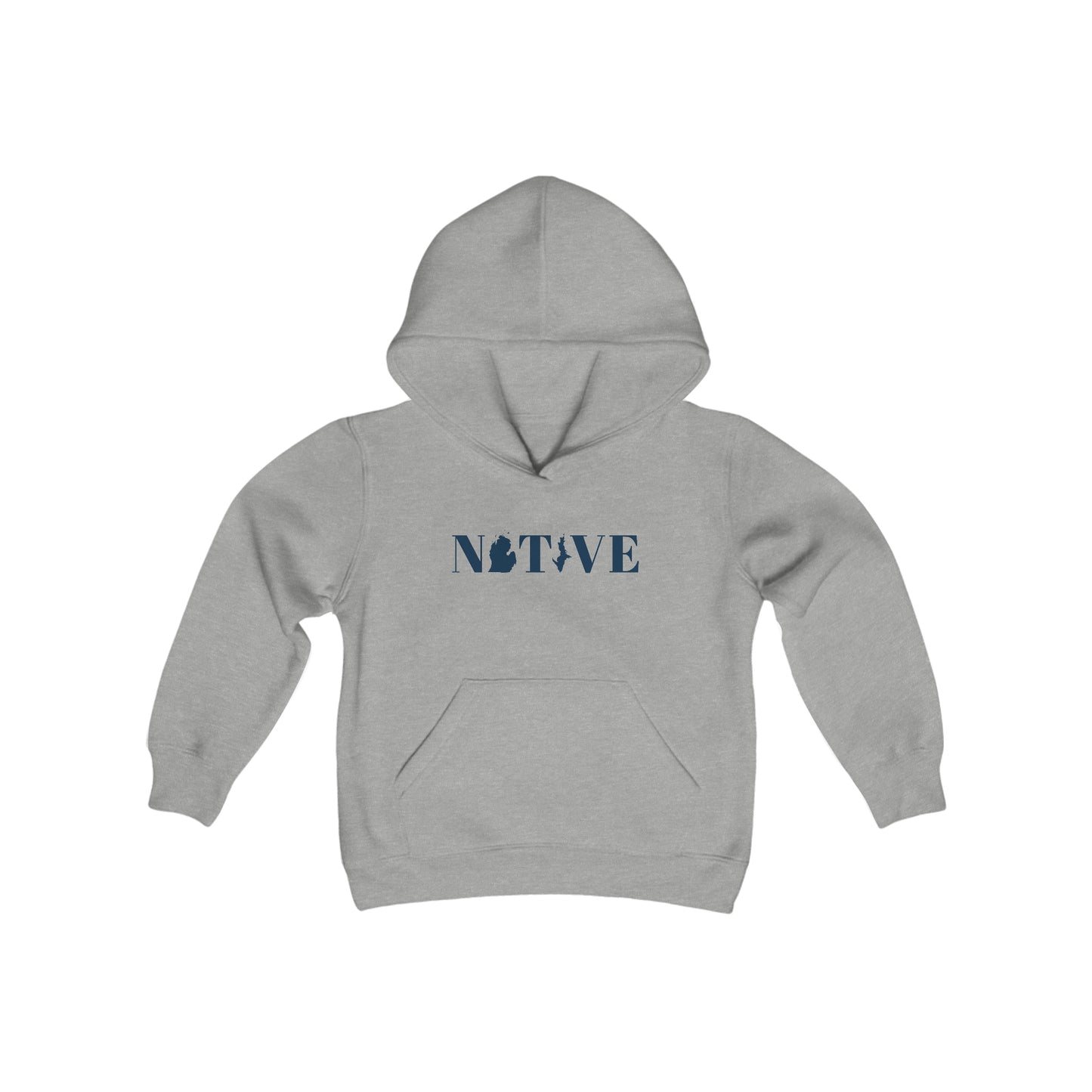 Michigan 'Native' Hoodie (Didone Font) | Unisex Youth