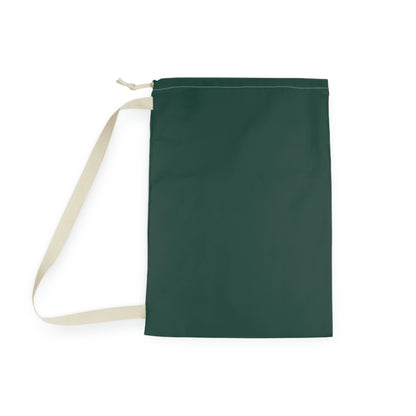 Michigan Upper Peninsula Laundry Bag (Green w/ Gold UP Outline)