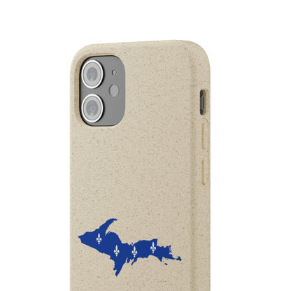 Michigan Upper Peninsula Biodegradable Phone Cases (w/ UP Quebec Flag Outline) | Apple iPhone