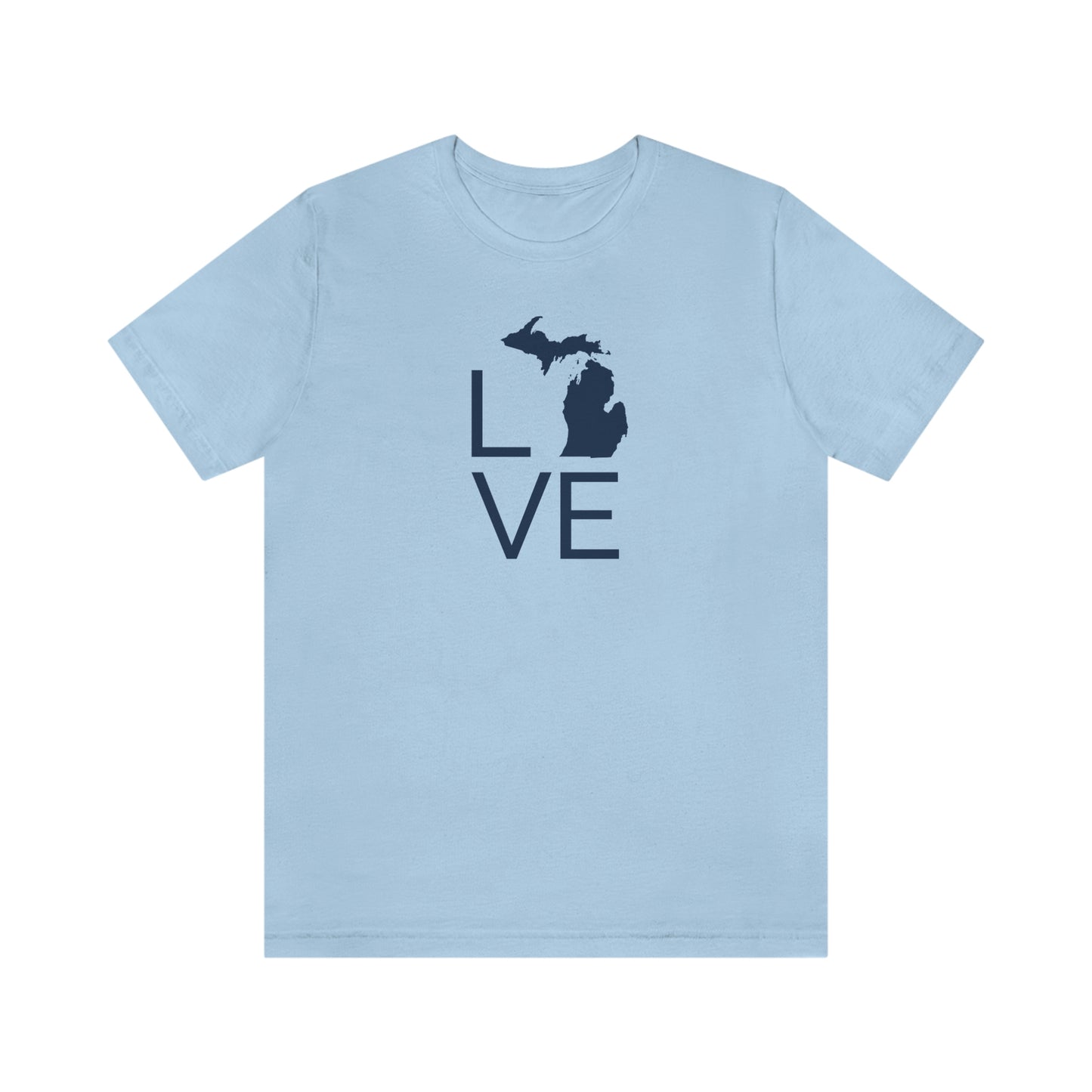 Michigan 'Love' T-Shirt (Thin Sans Font) | Unisex Standard Fit