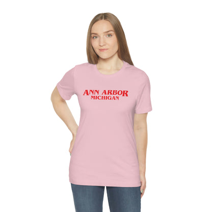 'Ann Arbor Michigan' ' T-Shirt (1980s Drama Parody) | Unisex Standard Fit