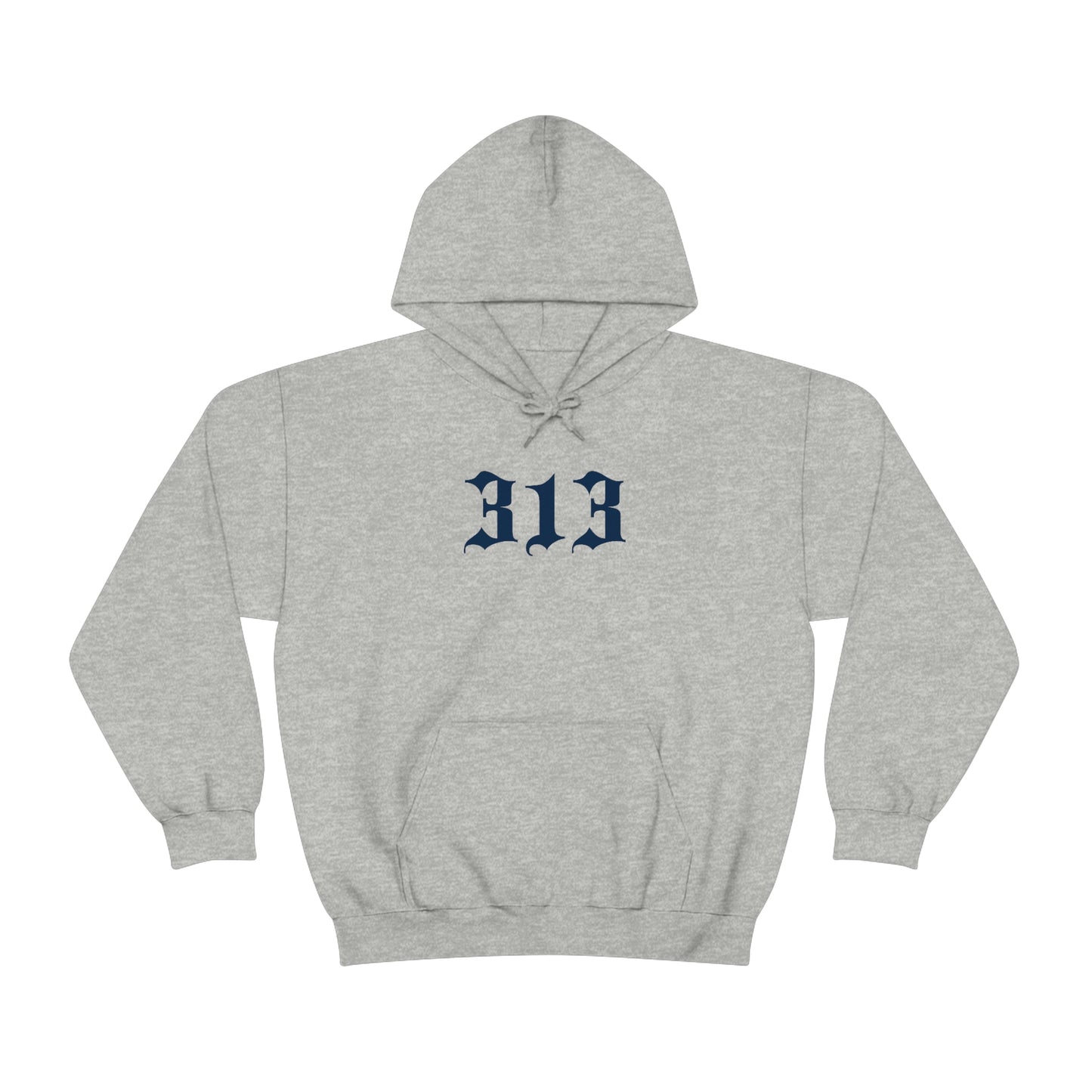 Detroit '313' Hoodie (Old English Font) | Unisex Standard