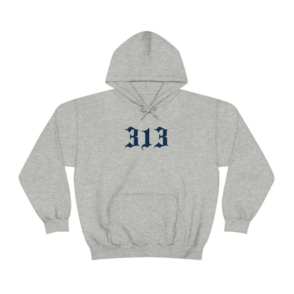 Detroit '313' Hoodie (Old English Font) | Unisex Standard