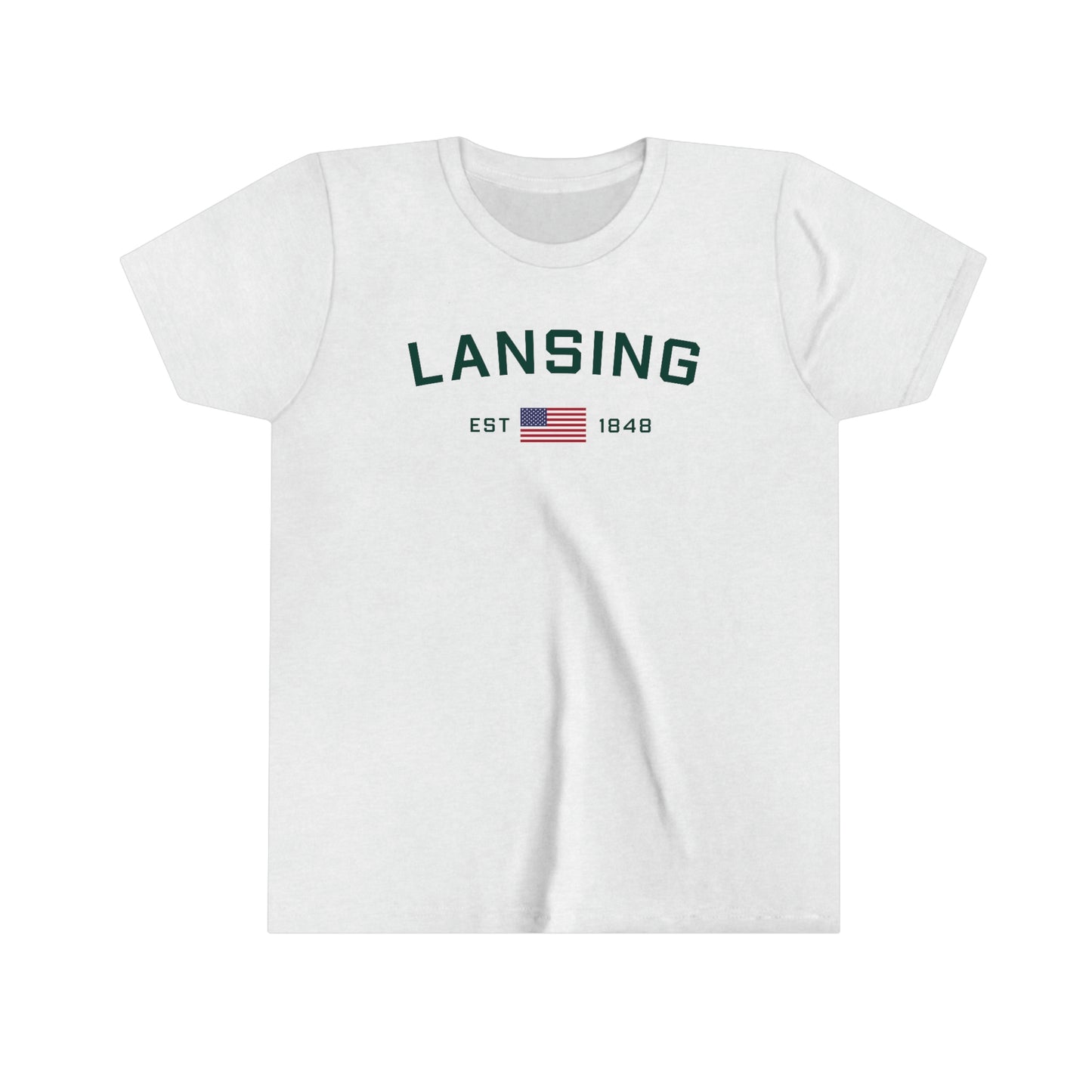 'Lansing EST 1848' T-Shirt | Youth Short Sleeve