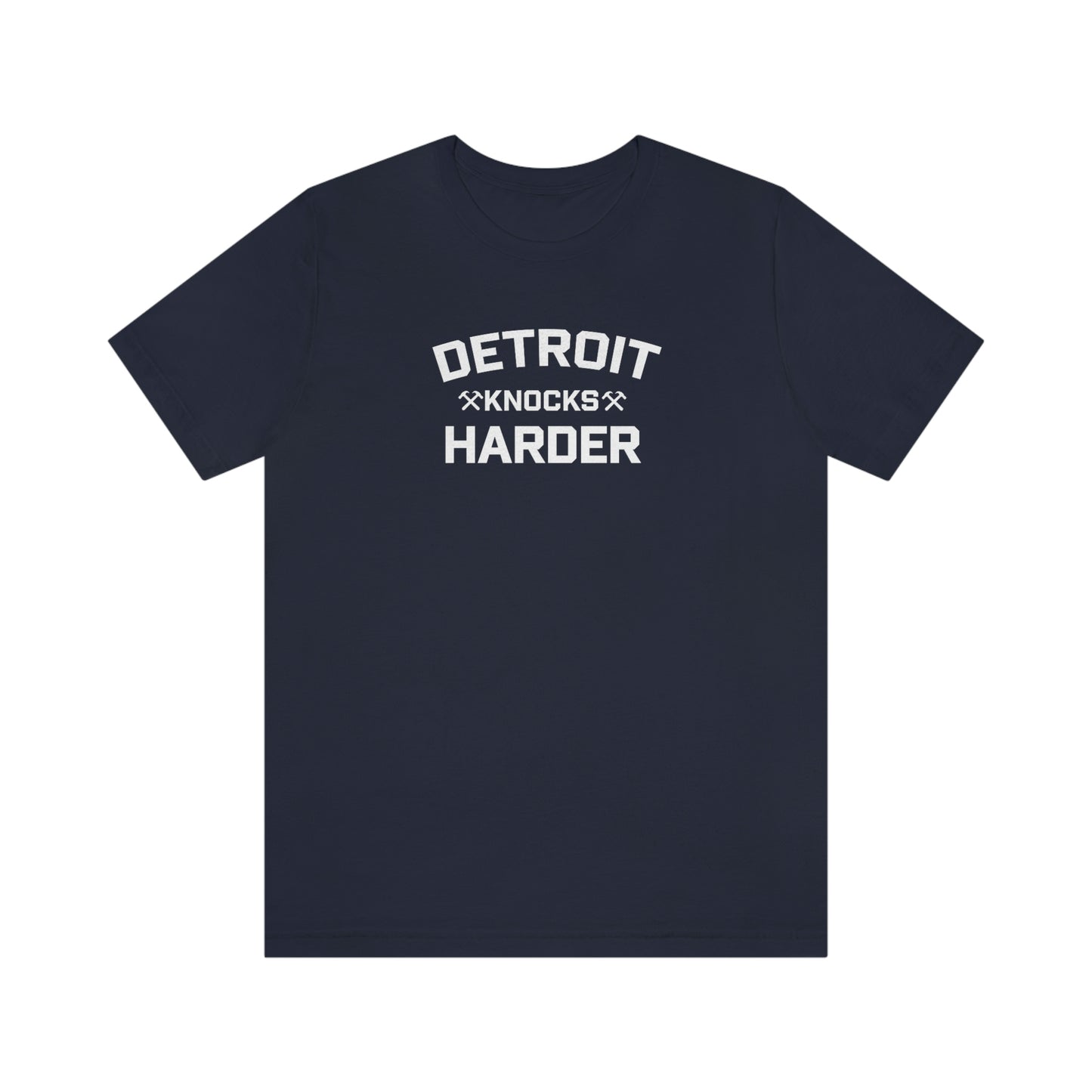 'Detroit Knocks Harder' T-Shirt | Unisex Standard Fit