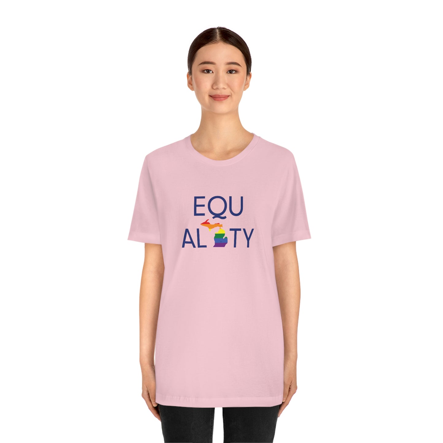 'Equality' Michigan LGBTQ Pride T-Shirt | Unisex Standard Cut