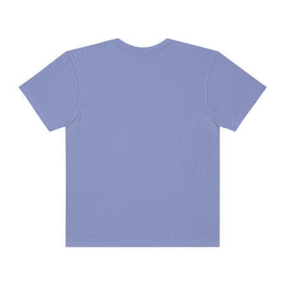 Michigan Upper Peninsula T-Shirt (w/ Azure UP Outline) | Unisex Garment-Dyed