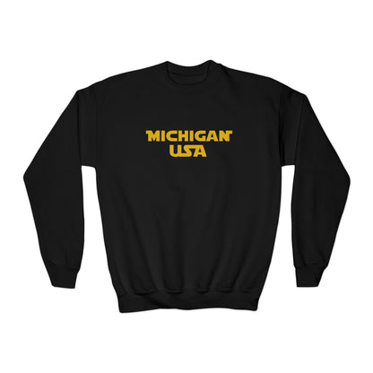 'Michigan USA' Youth Sweatshirt (Epic Sci-Fi Parody)