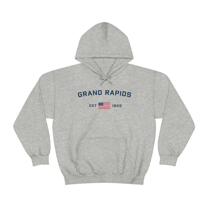 'Grand Rapids EST 1826' (w/USA Flag Outline) | Unisex Standard