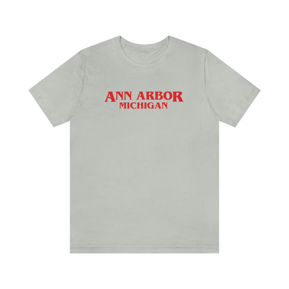 'Ann Arbor Michigan' ' T-Shirt (1980s Drama Parody) | Unisex Standard Fit