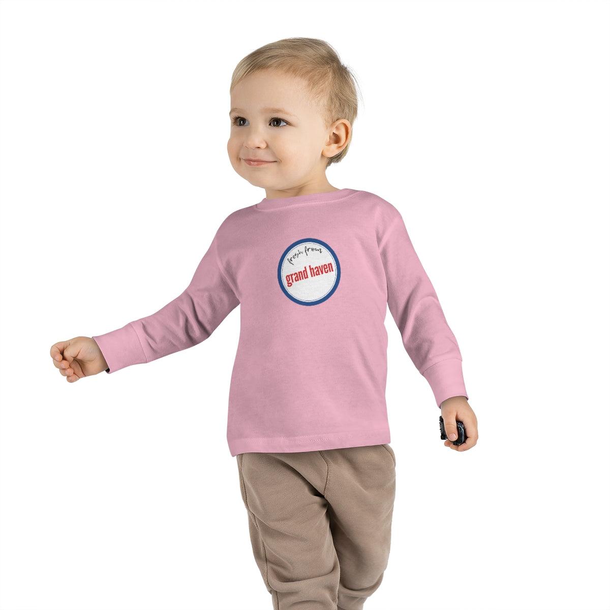 'Fresh From Grand Haven' Parody T-Shirt | Toddler Long Sleeve - Circumspice Michigan