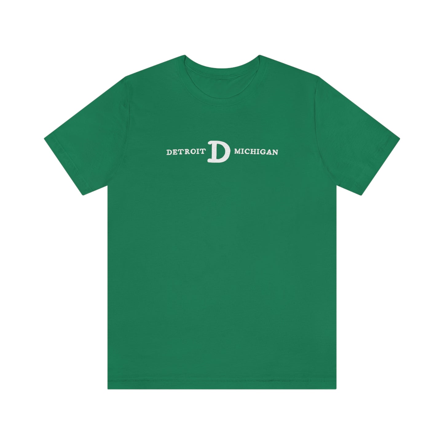 'Detroit Michigan' T-Shirt (w/ Old French D) | Unisex Standard Fit