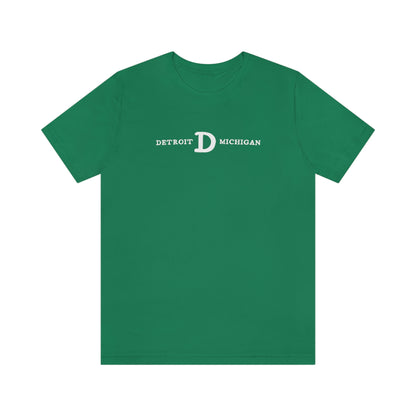 'Detroit Michigan' T-Shirt (w/ Old French D) | Unisex Standard Fit