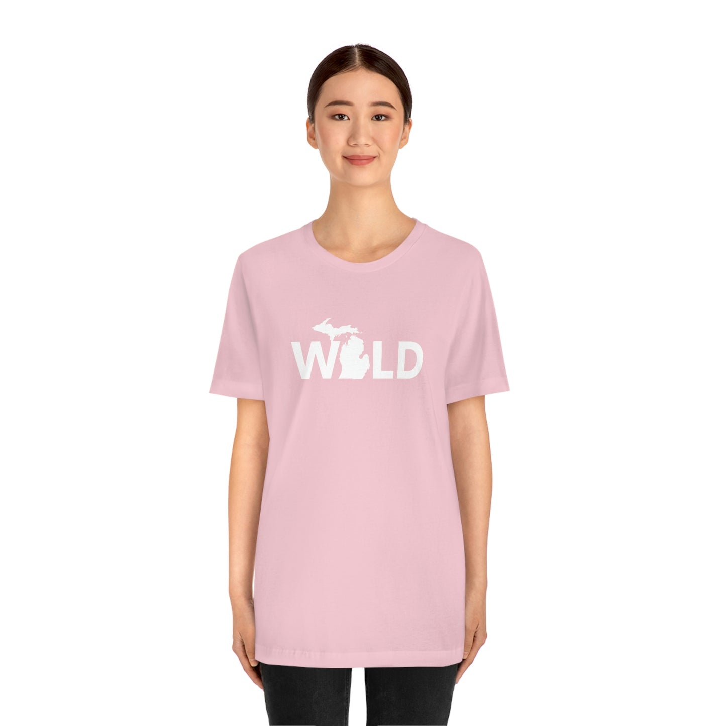 Michigan 'Wild' T-Shirt (Geometric Sans Font) | Unisex Standard Fit