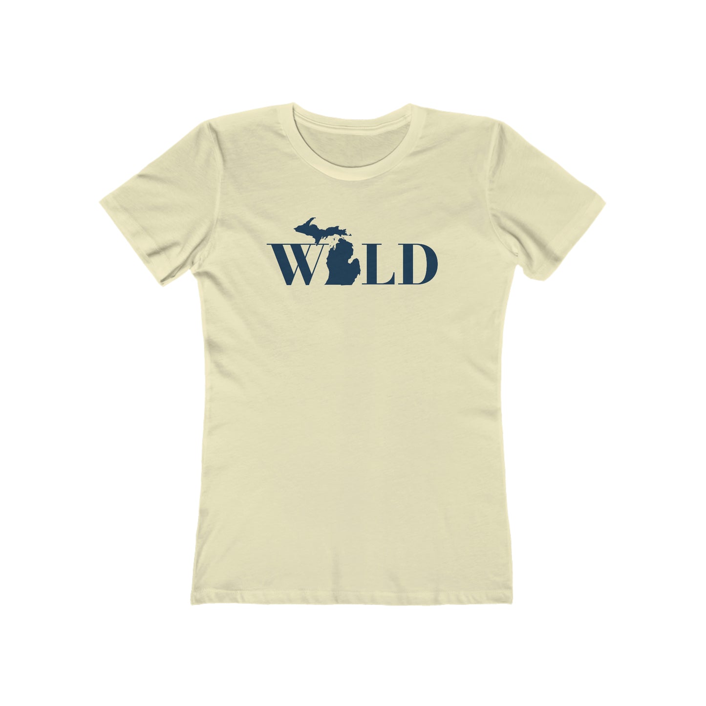 Michigan 'Wild' T-Shirt (Didone Font) | Women's Boyfriend Cut