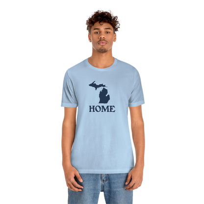 Michigan 'Home' T-Shirt (Woodcut Font) | Unisex Standard Fit