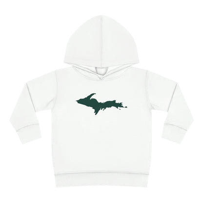 Michigan Upper Peninsula Hoodie (w/ Green UP Outline) | Unisex Toddler