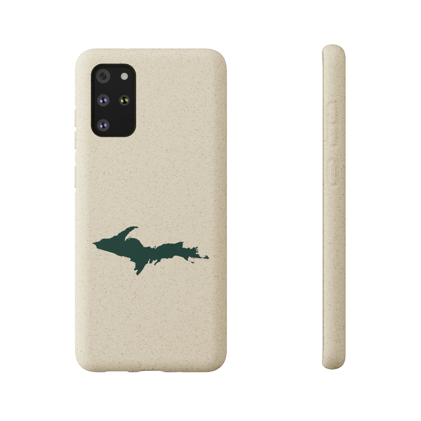 Michigan Upper Peninsula Biodegradable Phone Cases (w/ Green UP Outline) | Samsung Android